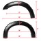 Spec-D Tuning Ford F250 Fender Flares Matte- Pocket Style 99-07 FDF-F25099V2-PK-MP - alternate 8